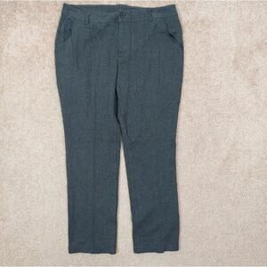 Duluth Trading Co Charcoal Gray Black Hills Pants Water Repellent Womens 16x31